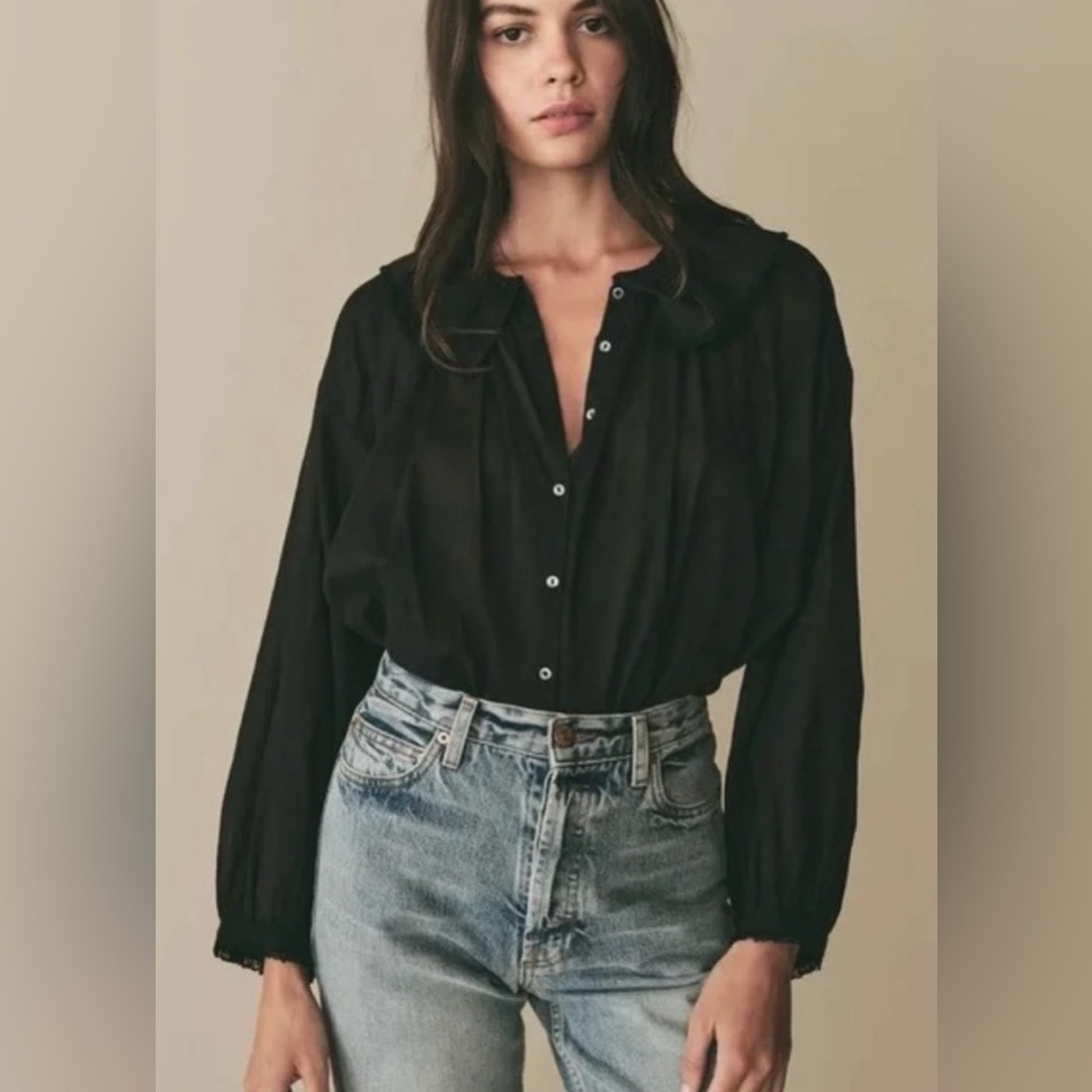 Doen Jana Blouse in black